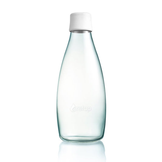 Retap Retap glass bottle 0.8 l frosted