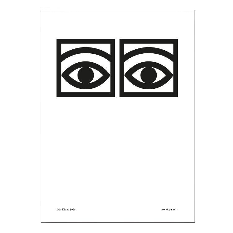 Olle Eksell Ögon one-eye poster 50x70 cm