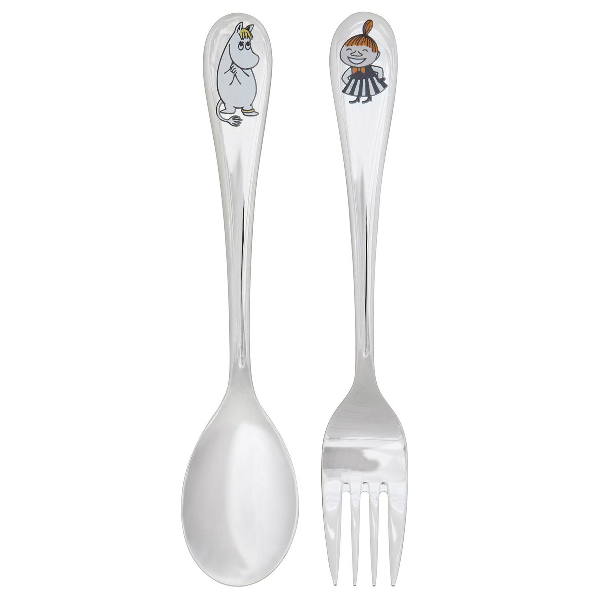 Hackman Moomin cutlery childrens set 2-pack Snorkfröken & lilla my