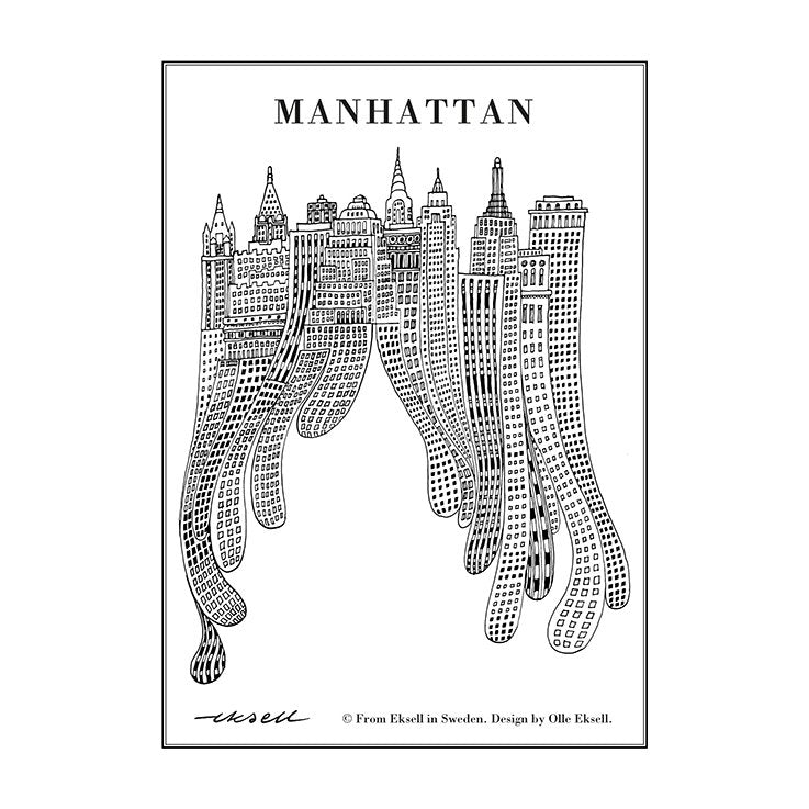 Olle Eksell Manhattan Poster 50 x 70cm