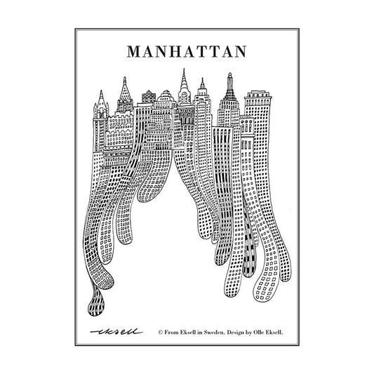 Olle Eksell Manhattan poster 50x70 cm