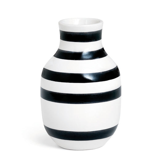 Kähler Omaggio Vase klein 12,5cm Schwarz