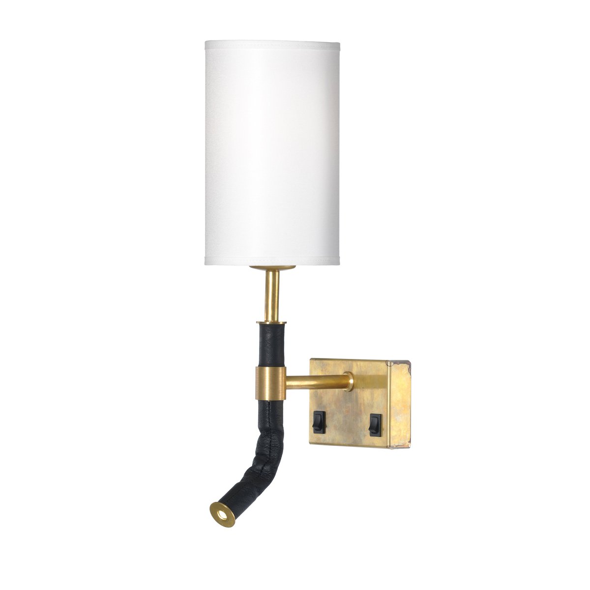 Örsjö Belysning Butler wall lamp raw brass