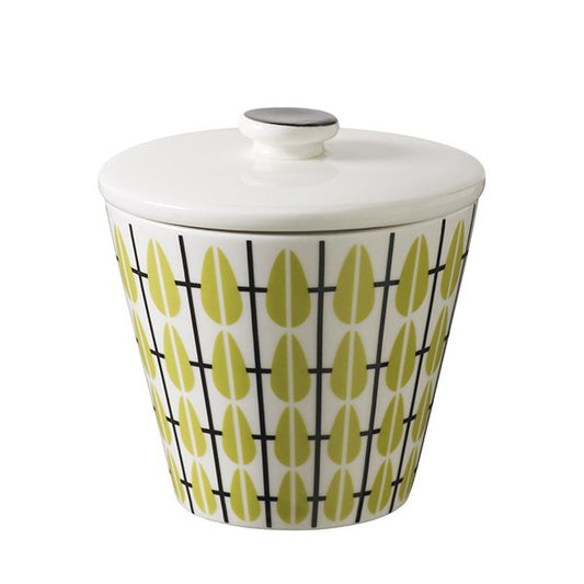 Superliving Olivia sugar bowl white-lime