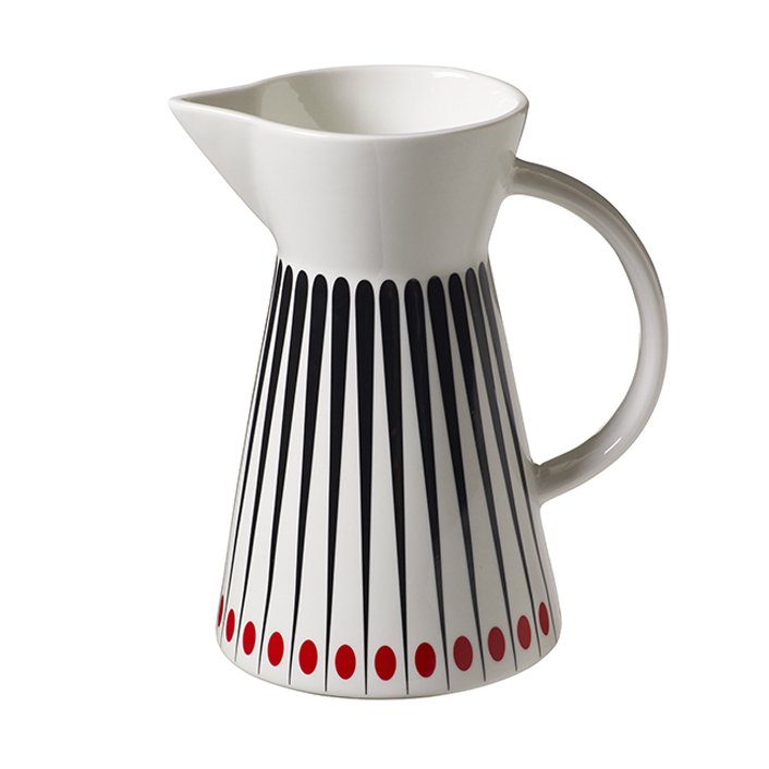 Superliving Amanda jug white-tomato (red)