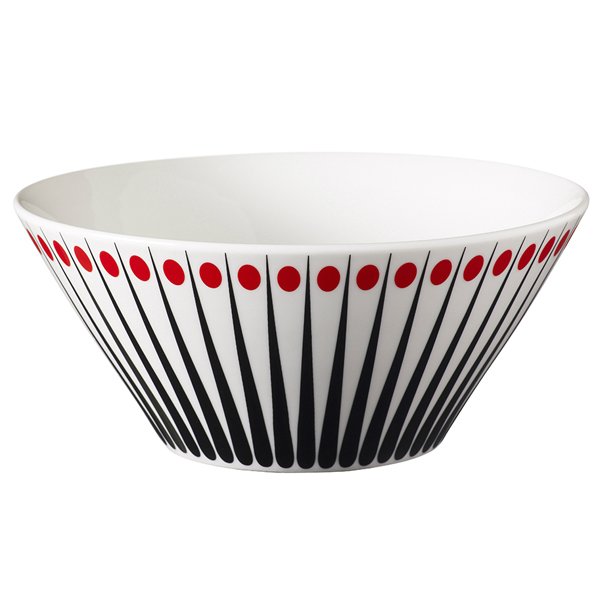 Superliving Amanda bowl large white-tomato (red)