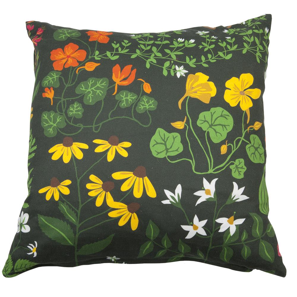 Klippan Yllefabrik Leksand cushion cover green