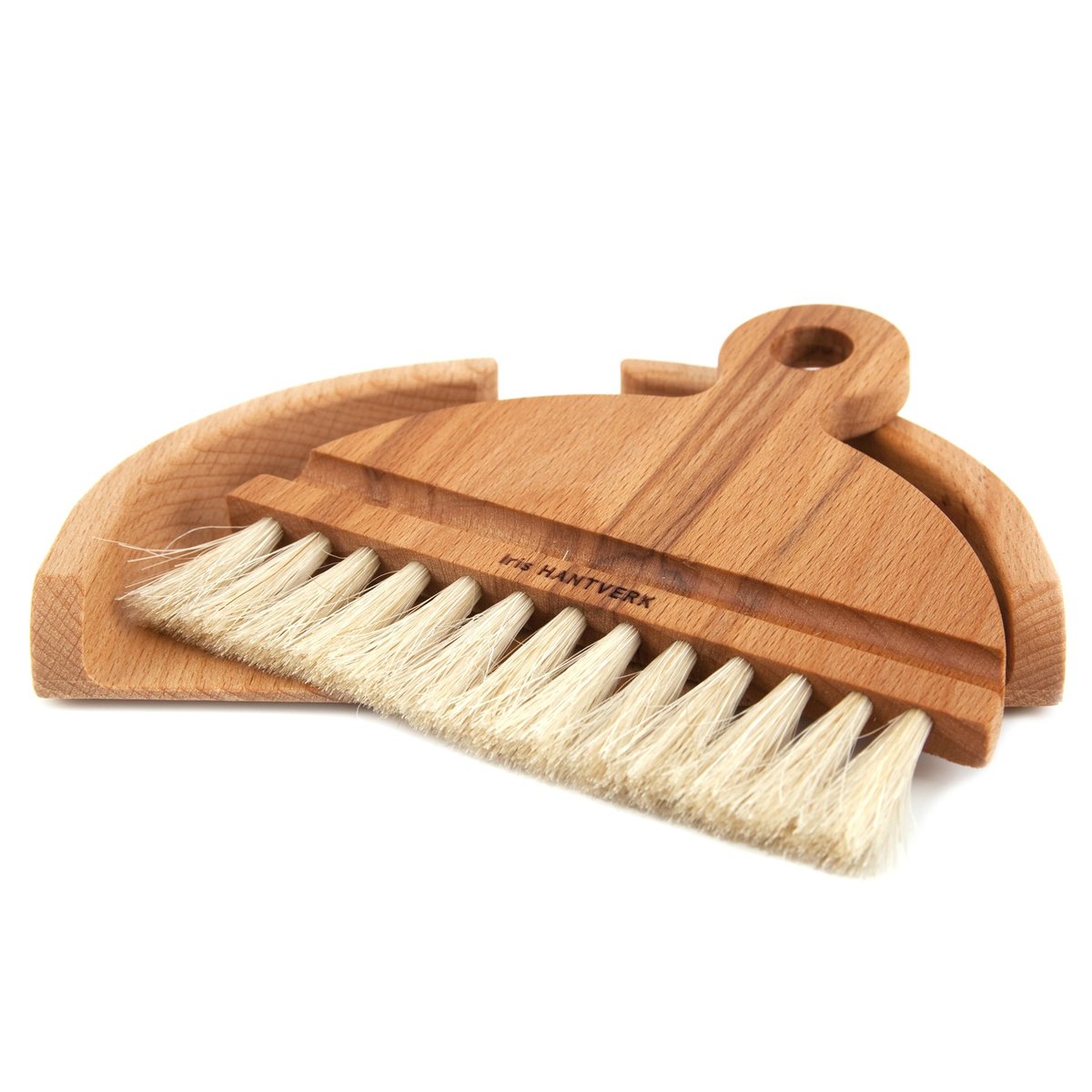 Iris Hantverk Iris Hantverk Table brush set beech