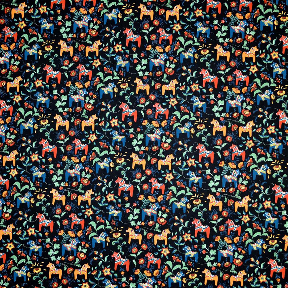 Arvidssons Textil Leksand mini fabric black