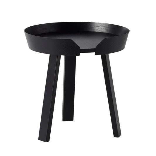 Muuto Around sidobord small Black