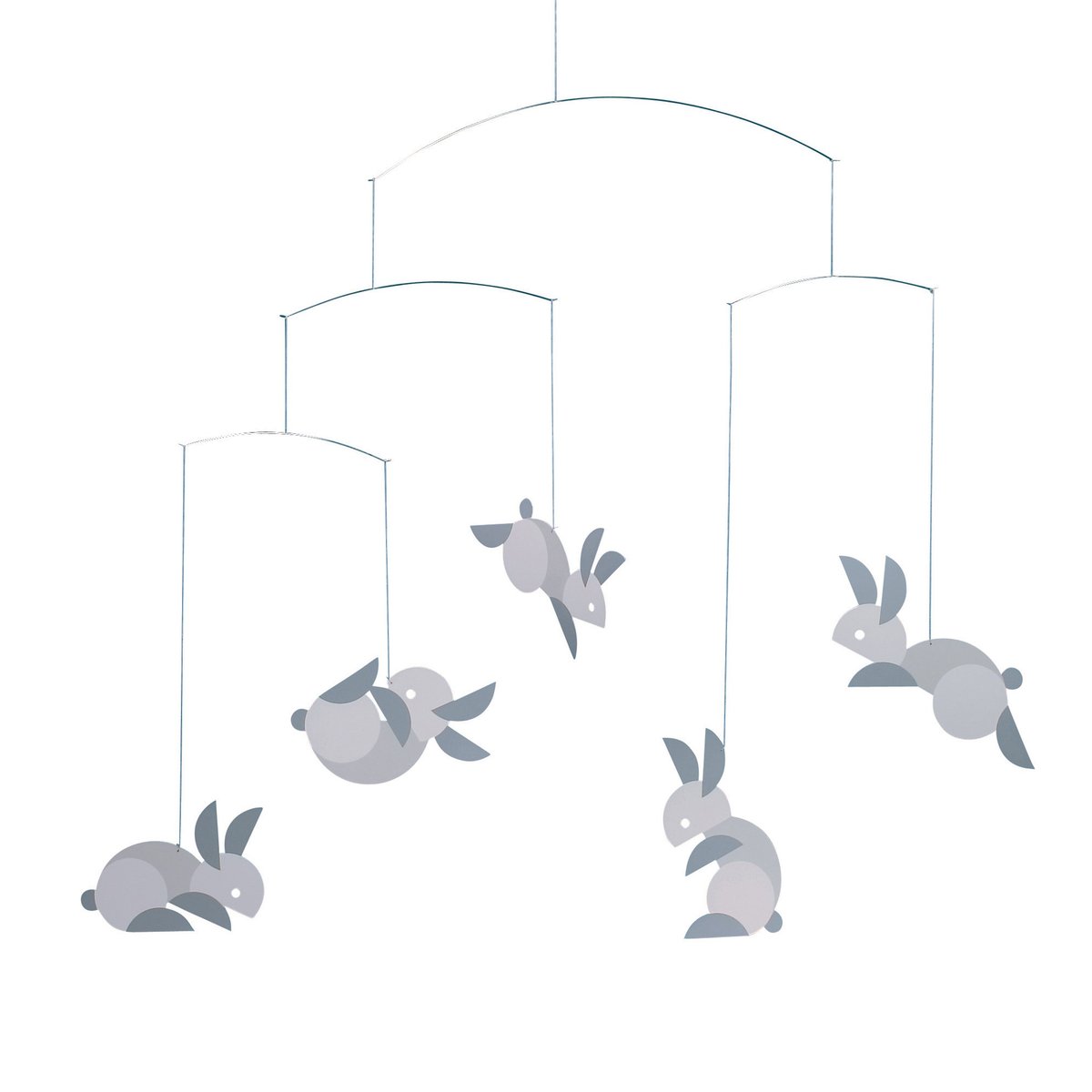 Flensted Mobiles Circular bunnies Mobile Multi