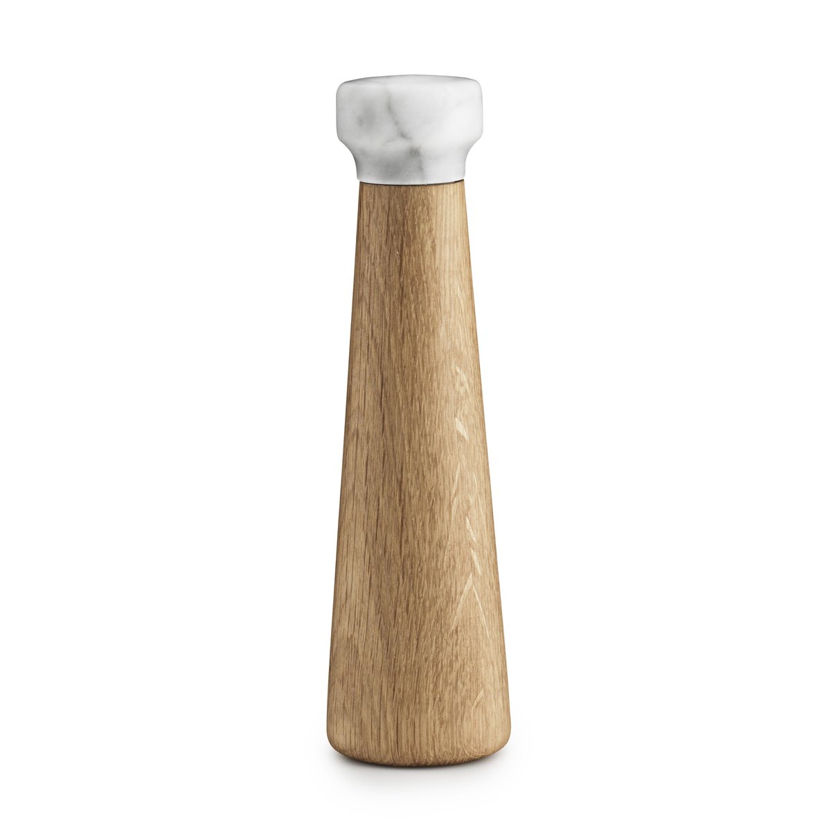 Normann Copenhagen Craft salt mill oak-white marble large