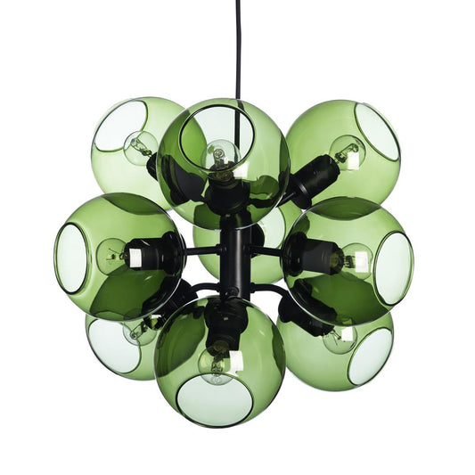 CO Bankeryd Tage pendant black- green glass