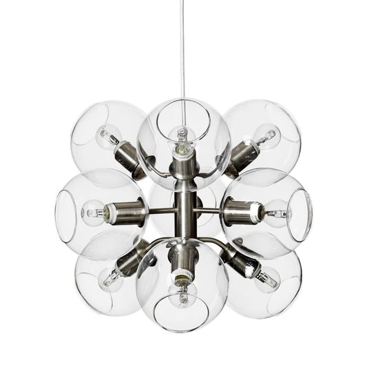 CO Bankeryd Tage pendant silver-clear glass