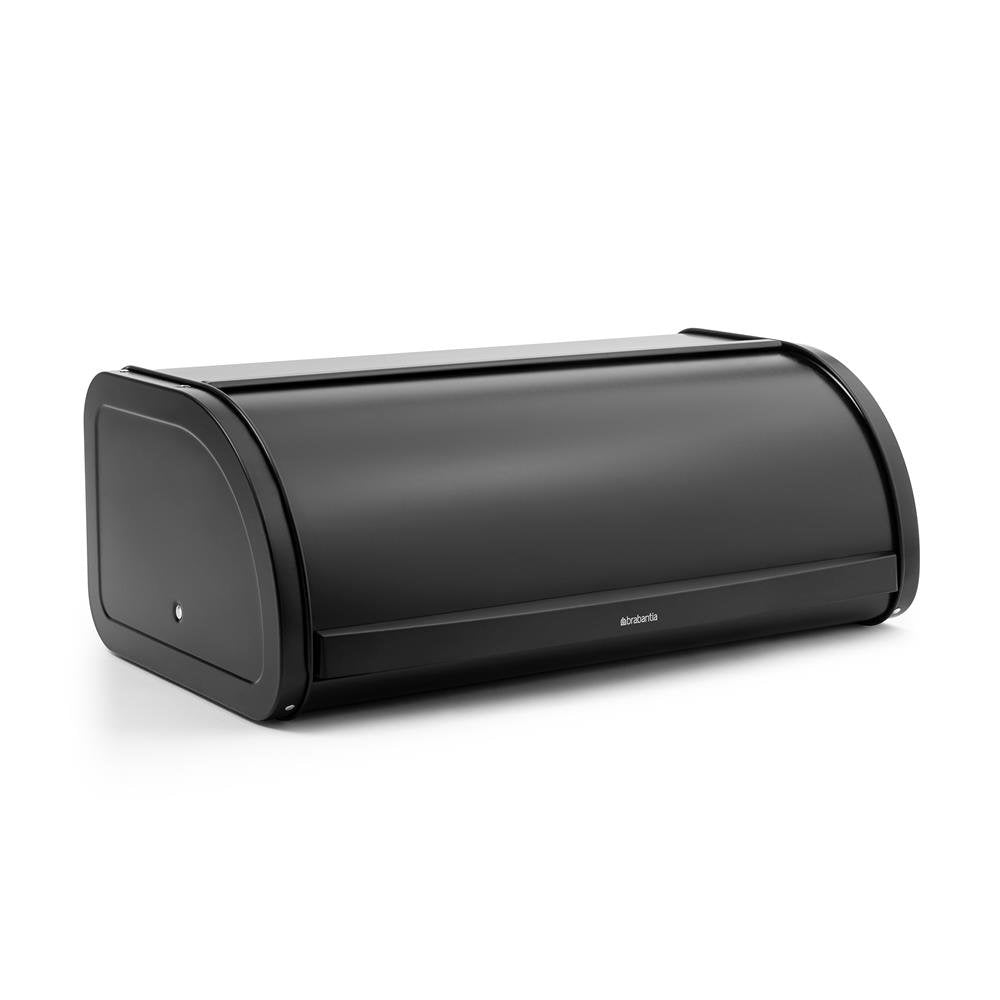 Brabantia Roll Top bread bin large matte black