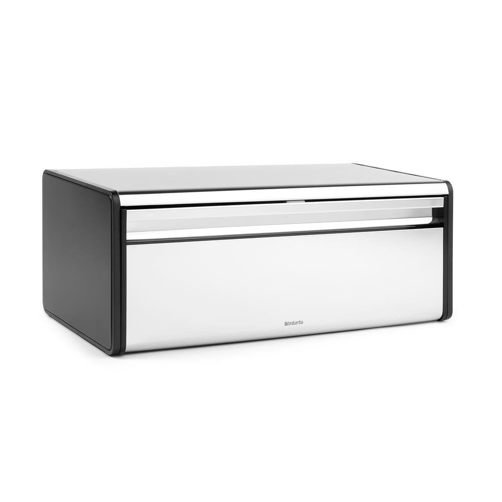 Brabantia Fall Front bread bin brilliant steel