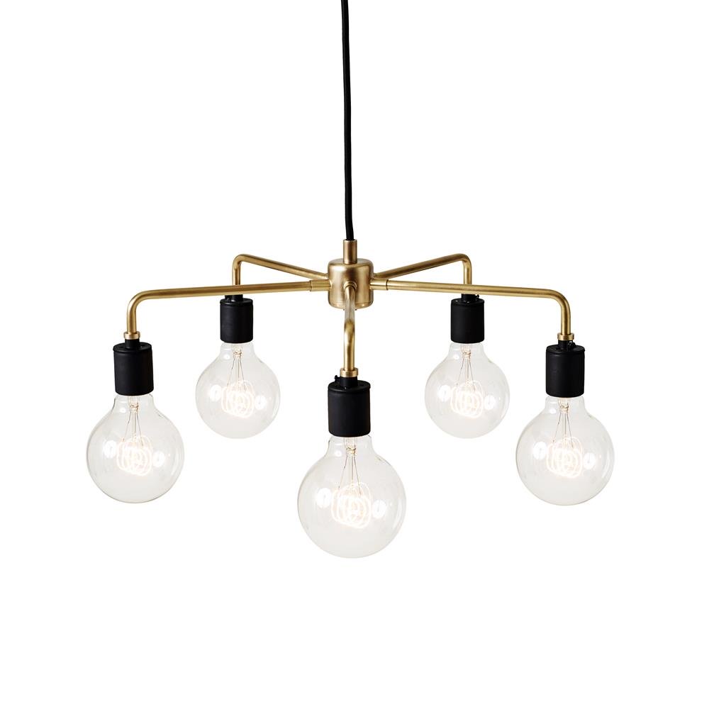 Audo Copenhagen Leonard chandelier brass