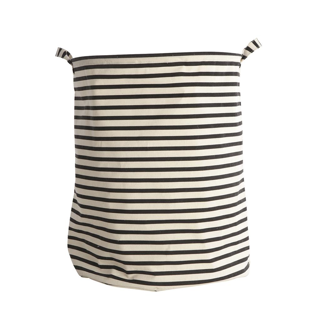 House Doctor House Doctor laundry bag stripes black-white