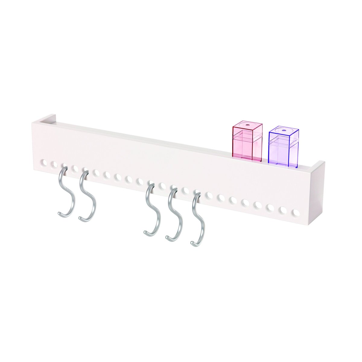 Nomess Copenhagen So-Hooked wall shelf white