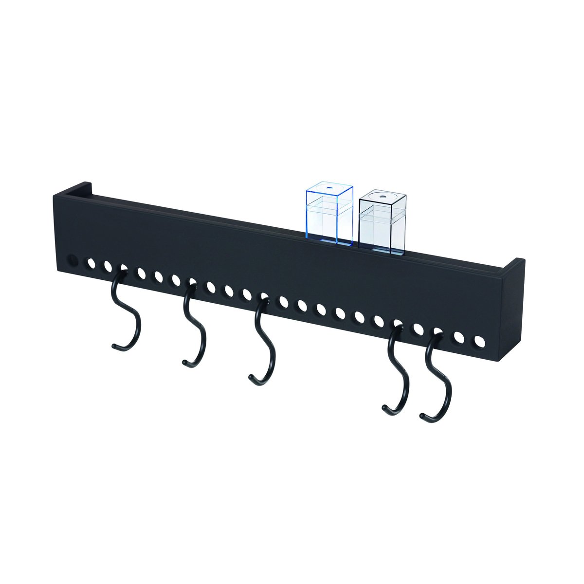 Nomess Copenhagen So-Hooked wall shelf black