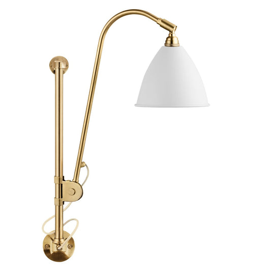 GUBI Bestlite BL5 wall lamp matte white-brass