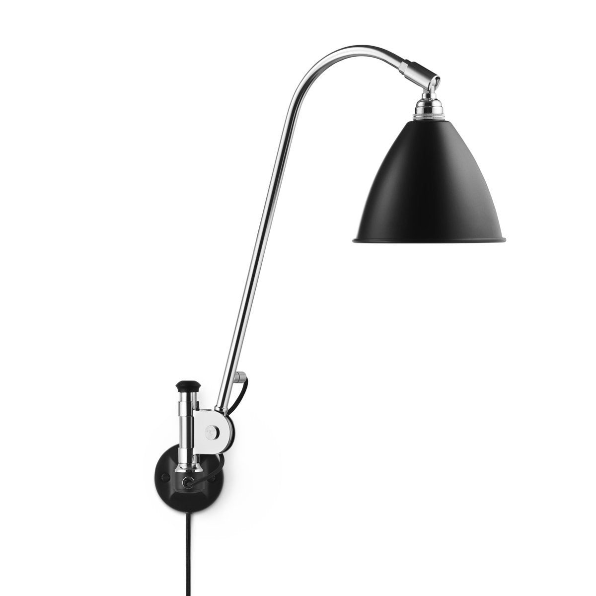 GUBI Bestlite BL6 vägglampa svart-krom