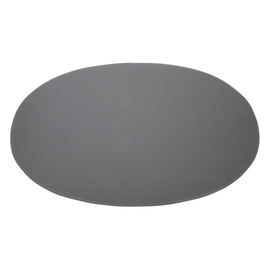 Ørskov Ørskov placemat leather oval dark grey