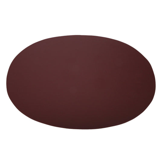 Ørskov Ørskov placemat leather oval bordeaux