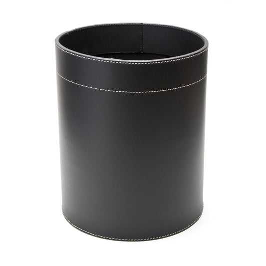 Ørskov Ørskov waste basket leather black