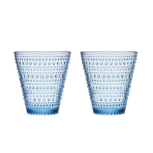 Iittala Kastehelmi Glas 2er Pack 30cl aqua