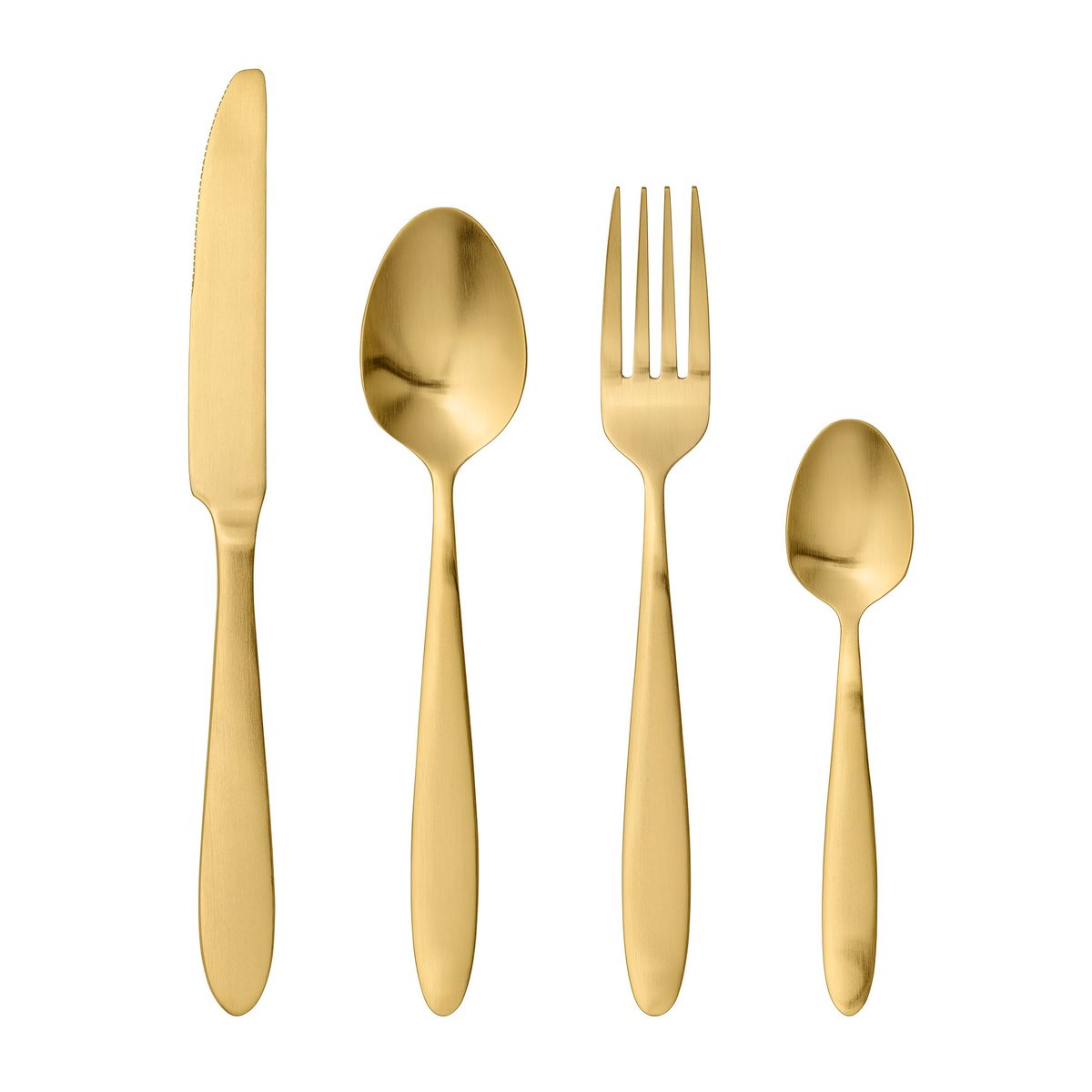 Bloomingville Bloomingville gold cutlery 4-pack gold