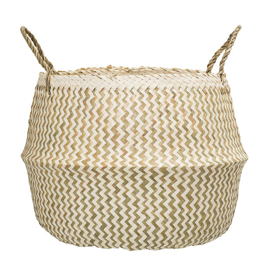 Bloomingville Bloomingville storage basket seagrass Ø 42 cm