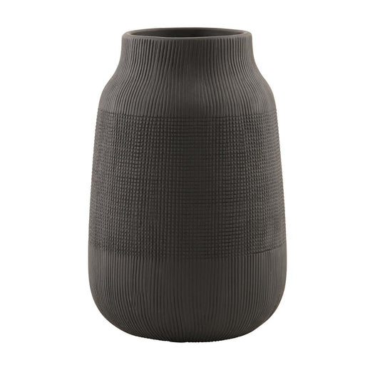 House Doctor Groove vase black