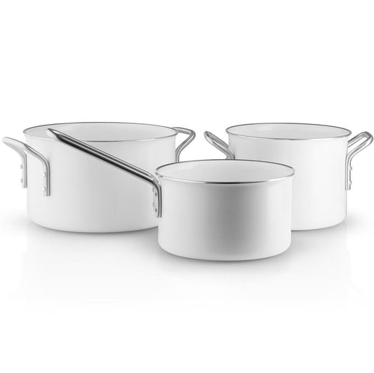 Eva Solo Eva Trio White Line Kochtopfset 3er Set