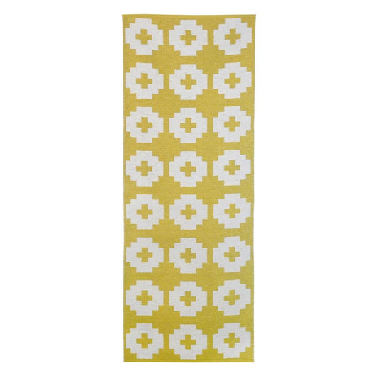 Brita Sweden Flower matta sun (gul) 70x200 cm