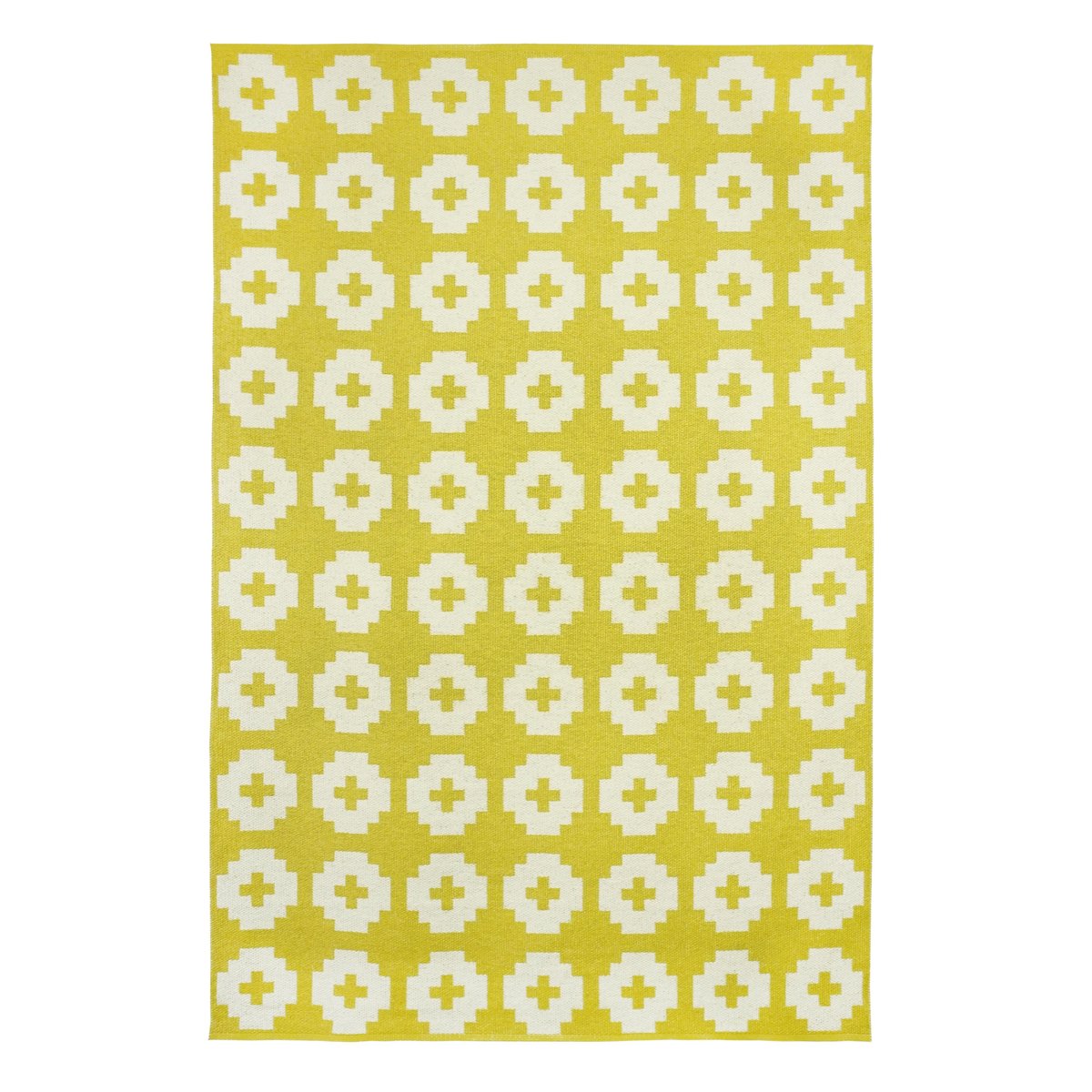 Brita Sweden Flower matta stor sun (gul) 170x250 cm