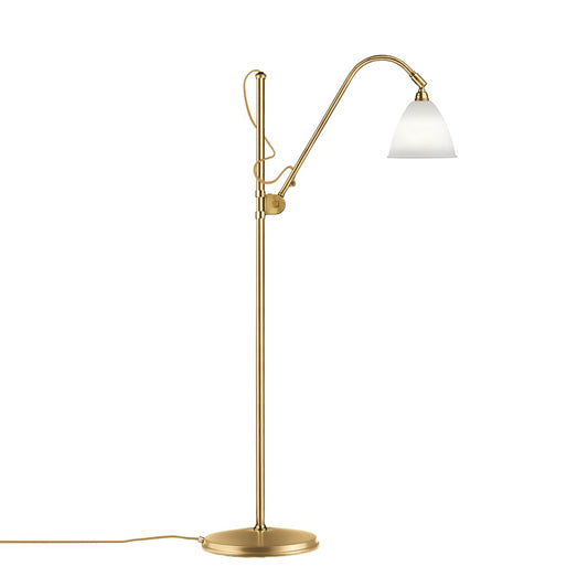 GUBI Bestlite BL3S floor lamp bone china-brass