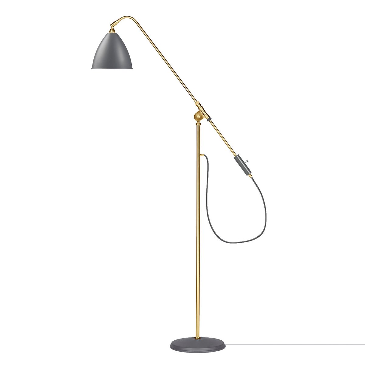 GUBI Bestlite BL4 floor lamp grey-brass