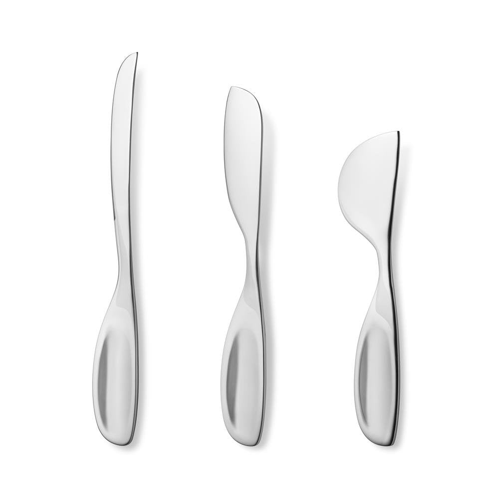 Georg Jensen Alfredo cheese knife set 3-pack