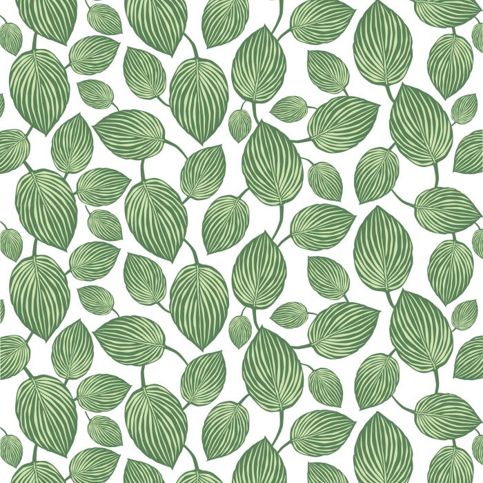 Arvidssons Textil Lyckans blad fabric green