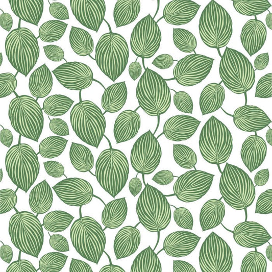 Arvidssons Textil Lyckans blad fabric green