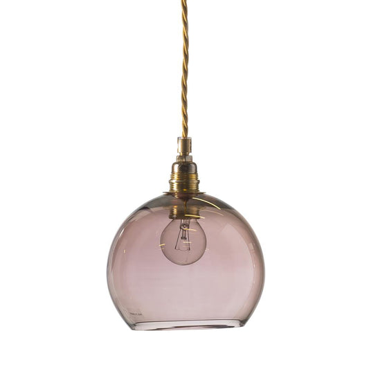 EBB & FLOW Rowan pendant lamp S, Ø 15 cm obsidian