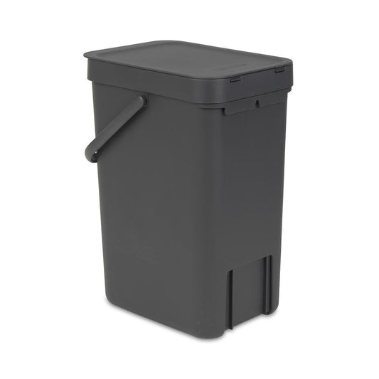 Brabantia Sort & Go waste bin 12 l. grey