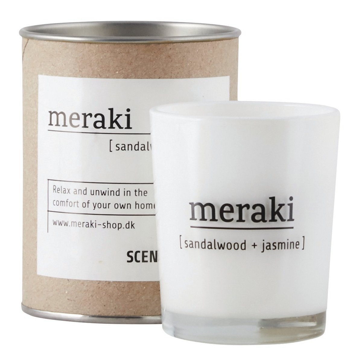 Meraki Meraki scented candle 35 hours Sandalwood-jasmine