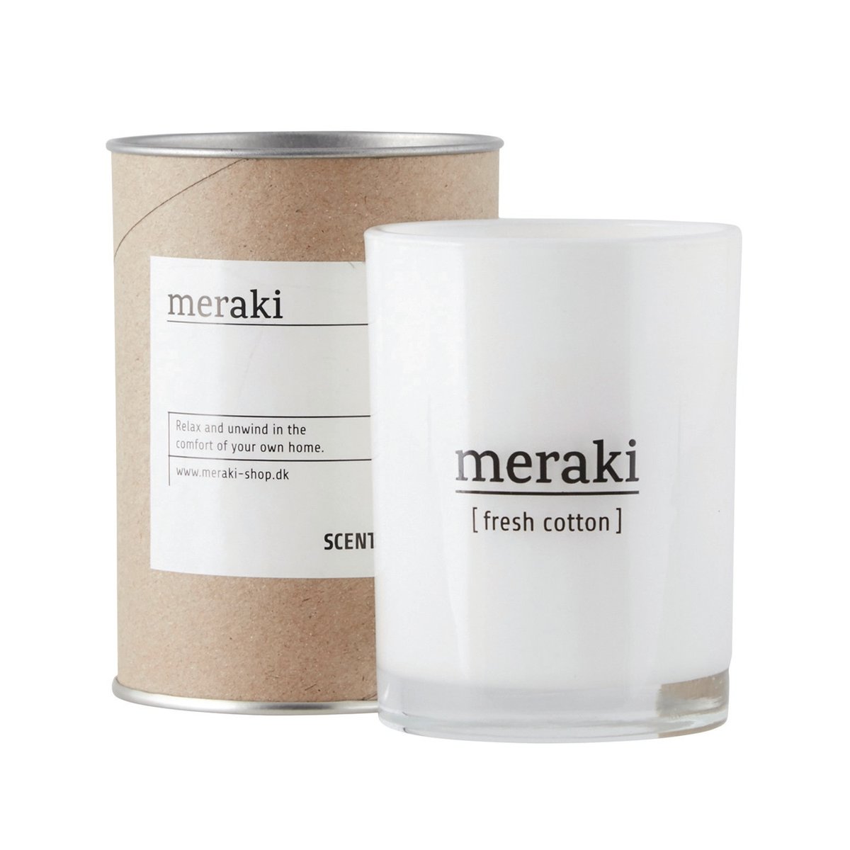 Meraki Meraki scented candle 12 hours Fresh cotton