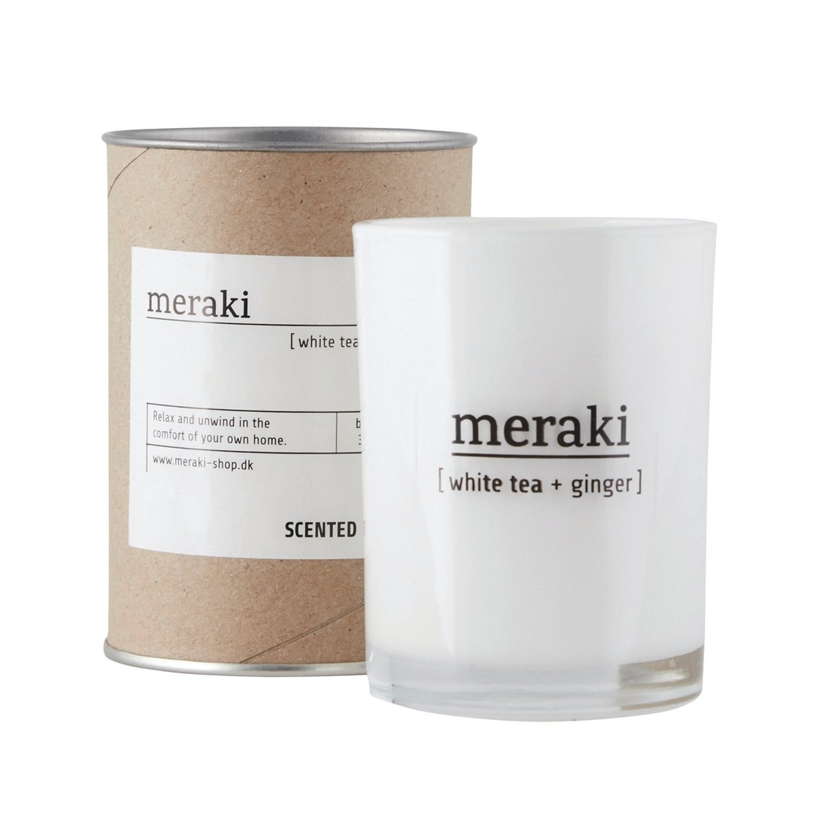 Meraki Meraki scented candle 12 hours White tea-ginger