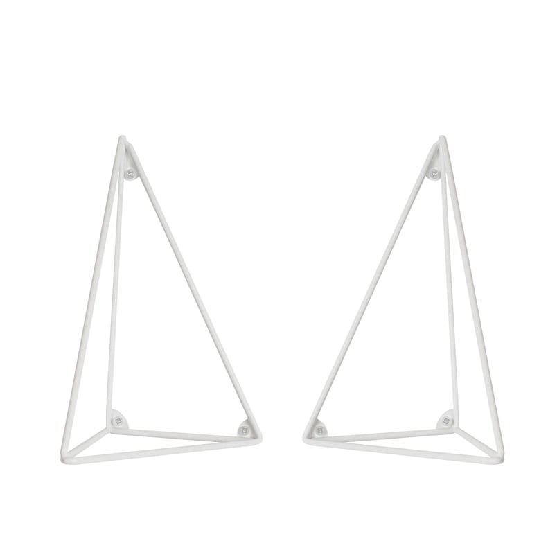 Maze Pythagoras brackets, 2-pack white