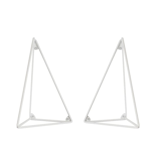 Maze Pythagoras brackets, 2-pack white