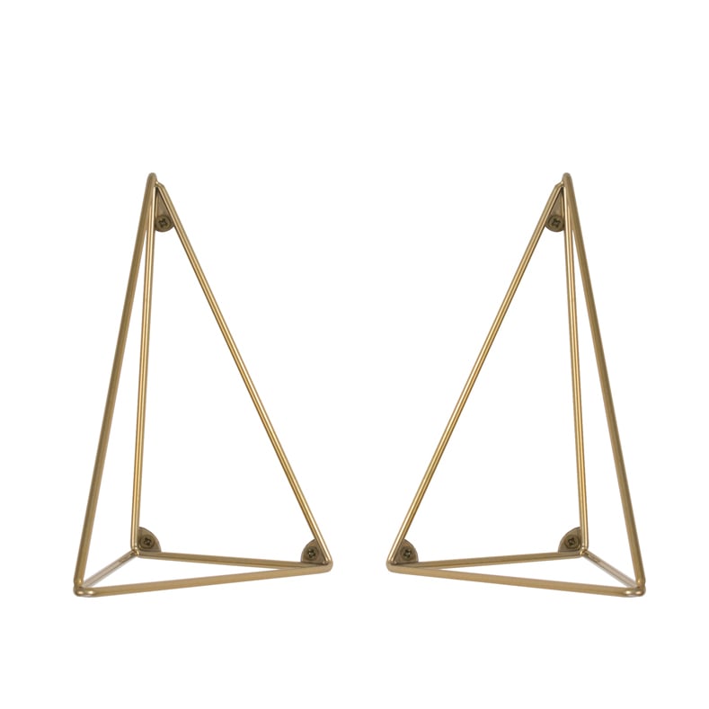 Maze Pythagoras brackets, 2-pack brass