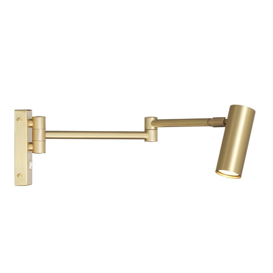 Örsjö Belysning Puck wall lamp matte brass